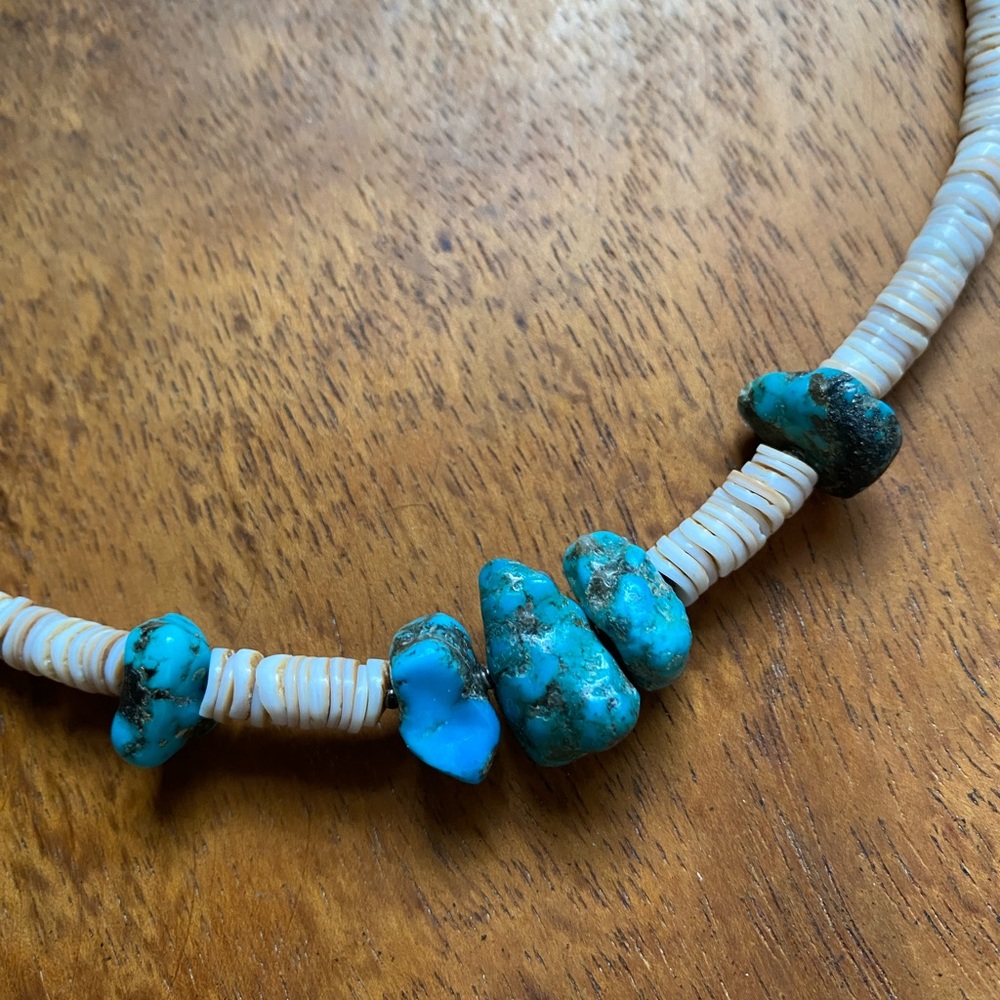 Men’s. Vintage heishi and gemstone necklaces. - Picture 6 of 9